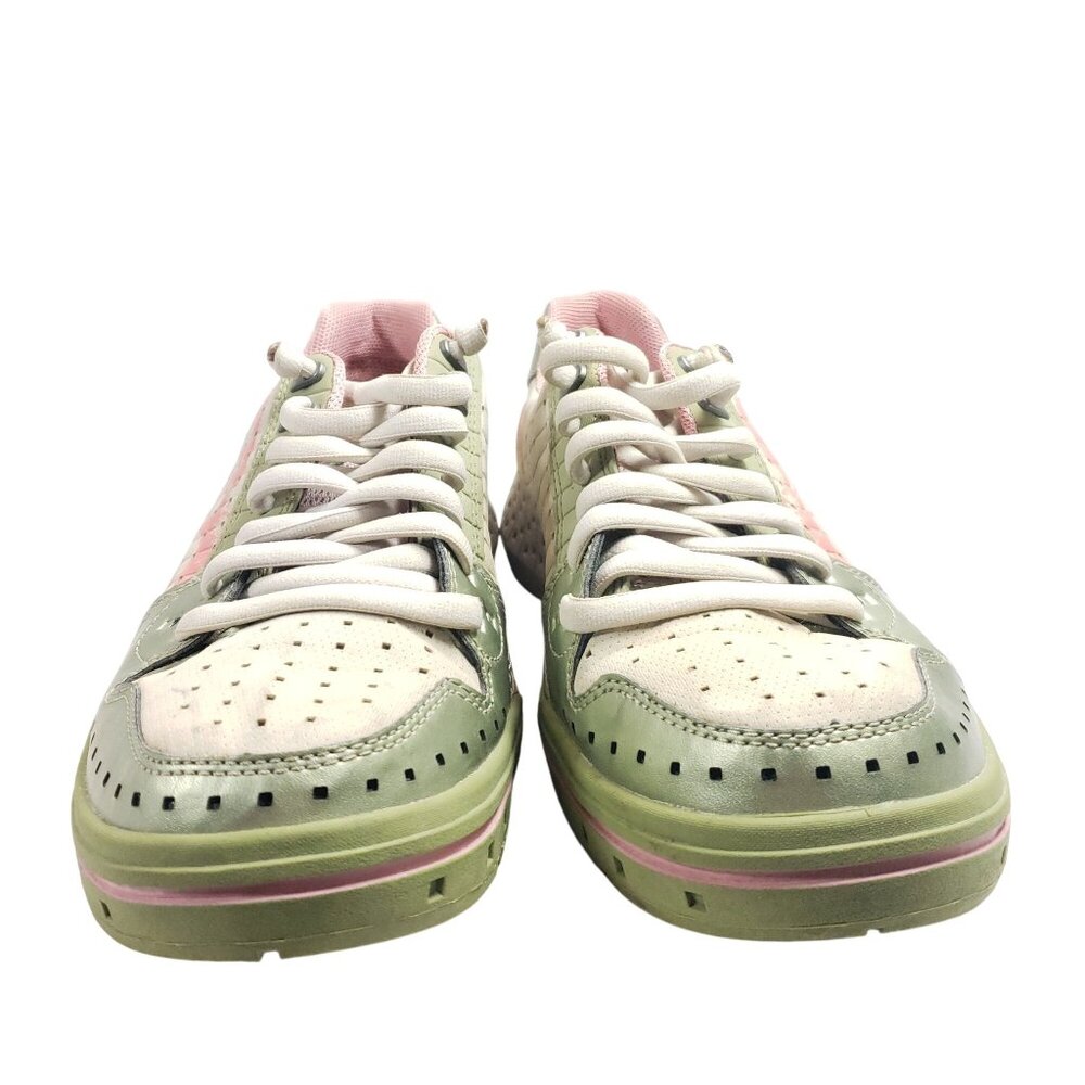 Teva Womens Size 8 Athletic Sneakers Pastel Green & Pink Breathable - Picture 6 of 9